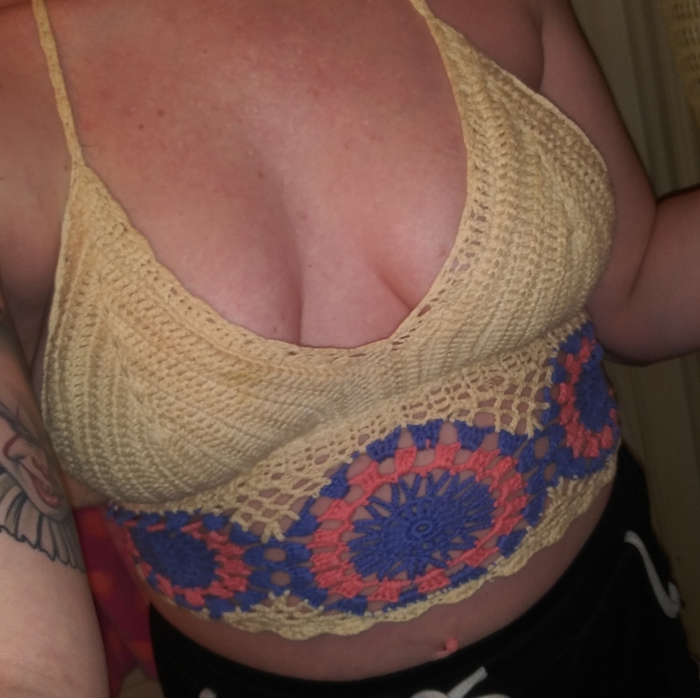Crochet Tie Tank Top